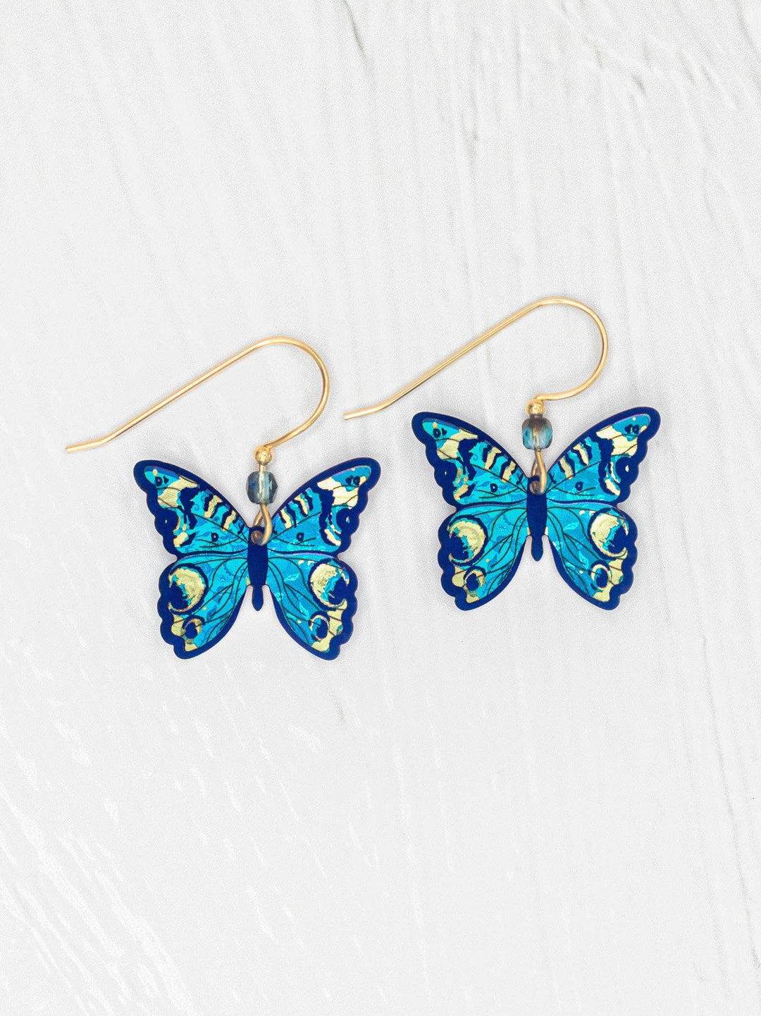 Mariposa Butterfly Earrings Blue Radiance