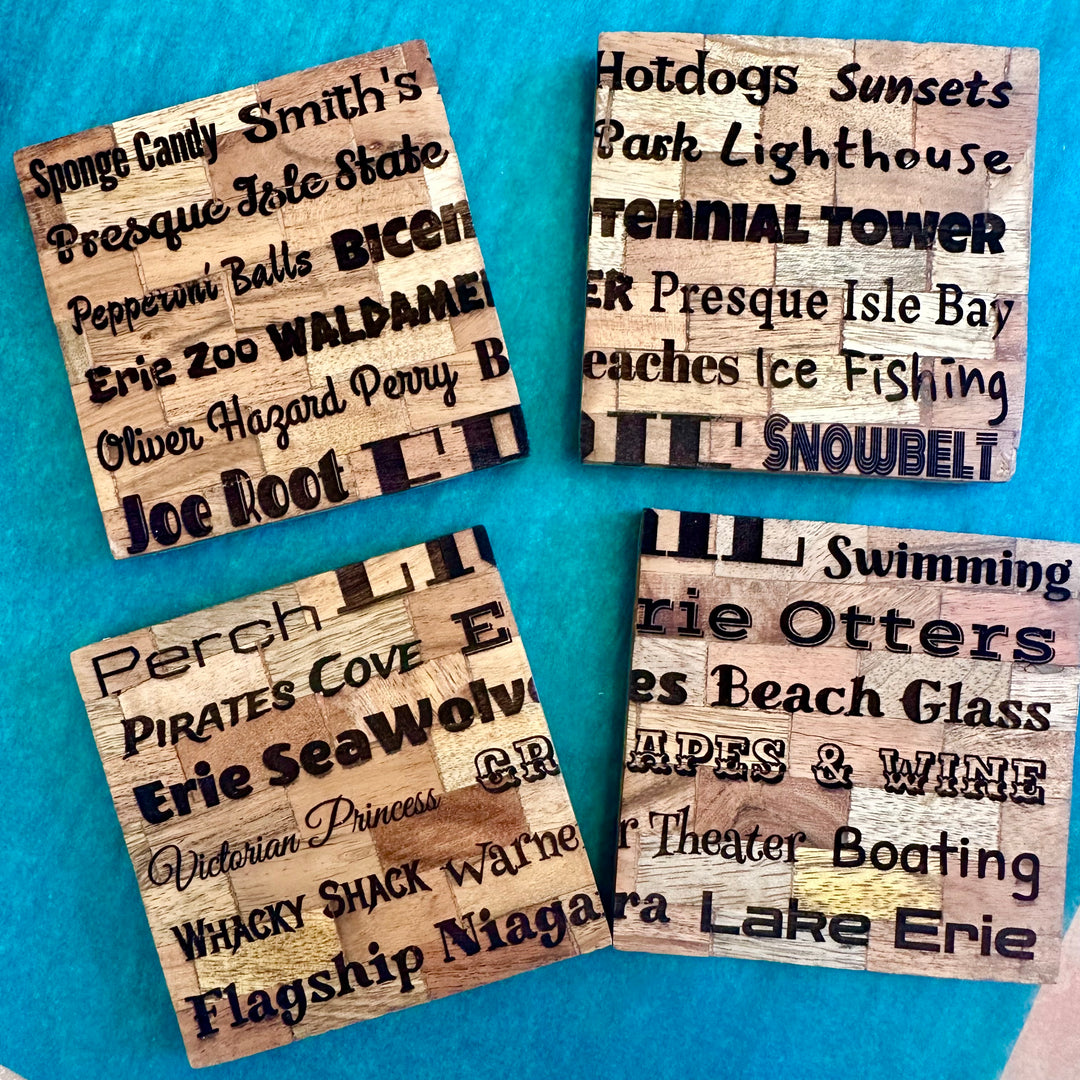 Coasters ERIE Set of 4