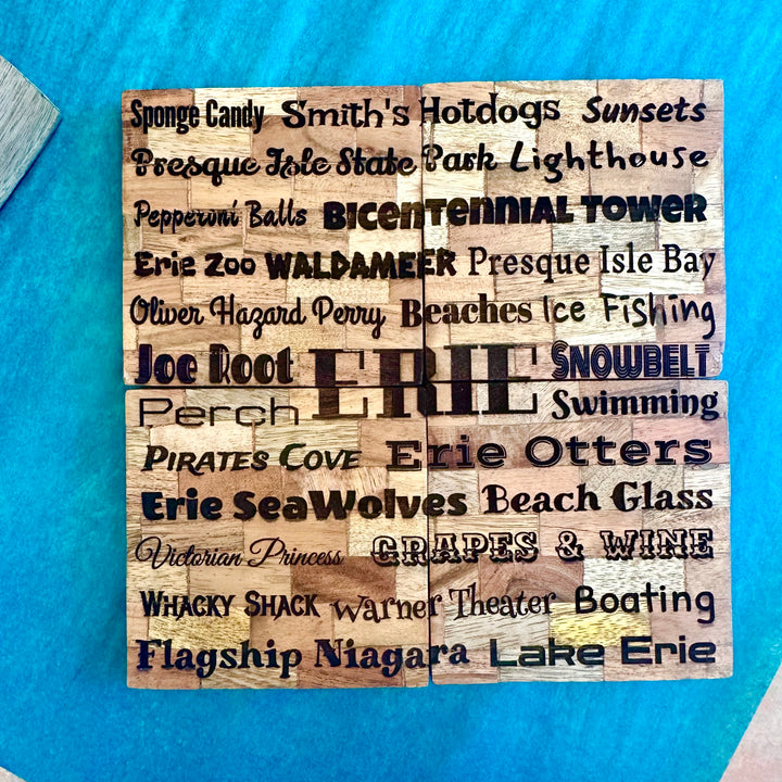 Coasters ERIE Set of 4