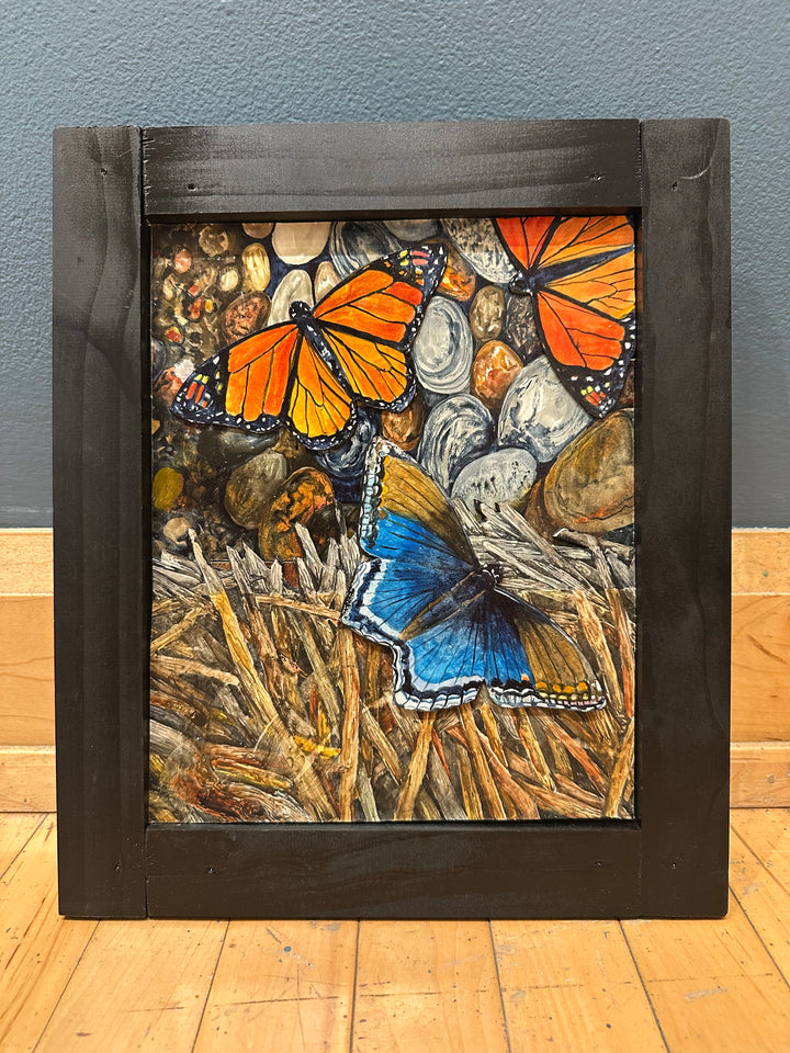 Three Butterflies
