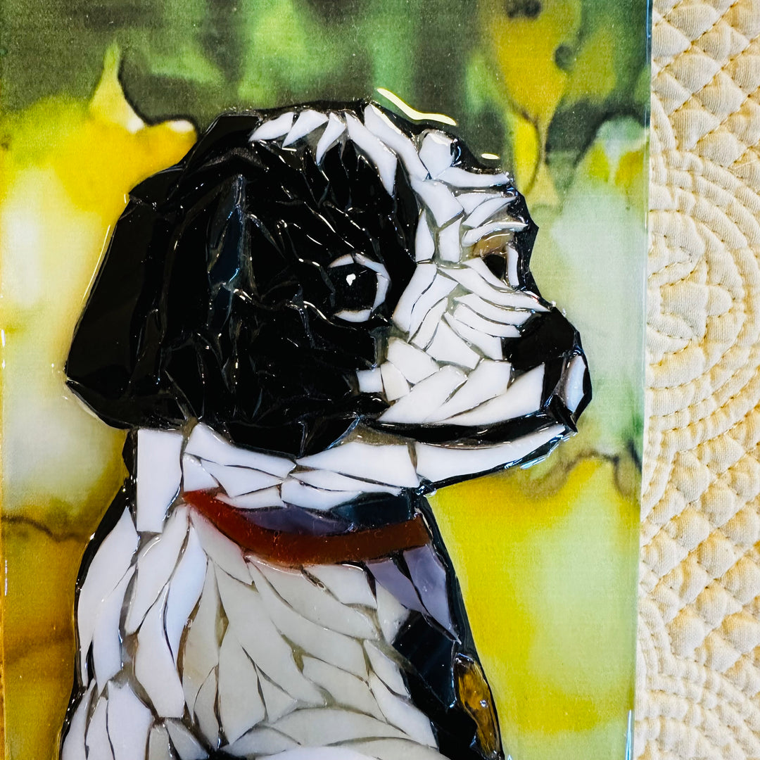 Portuguese Water Dog Mosaic
