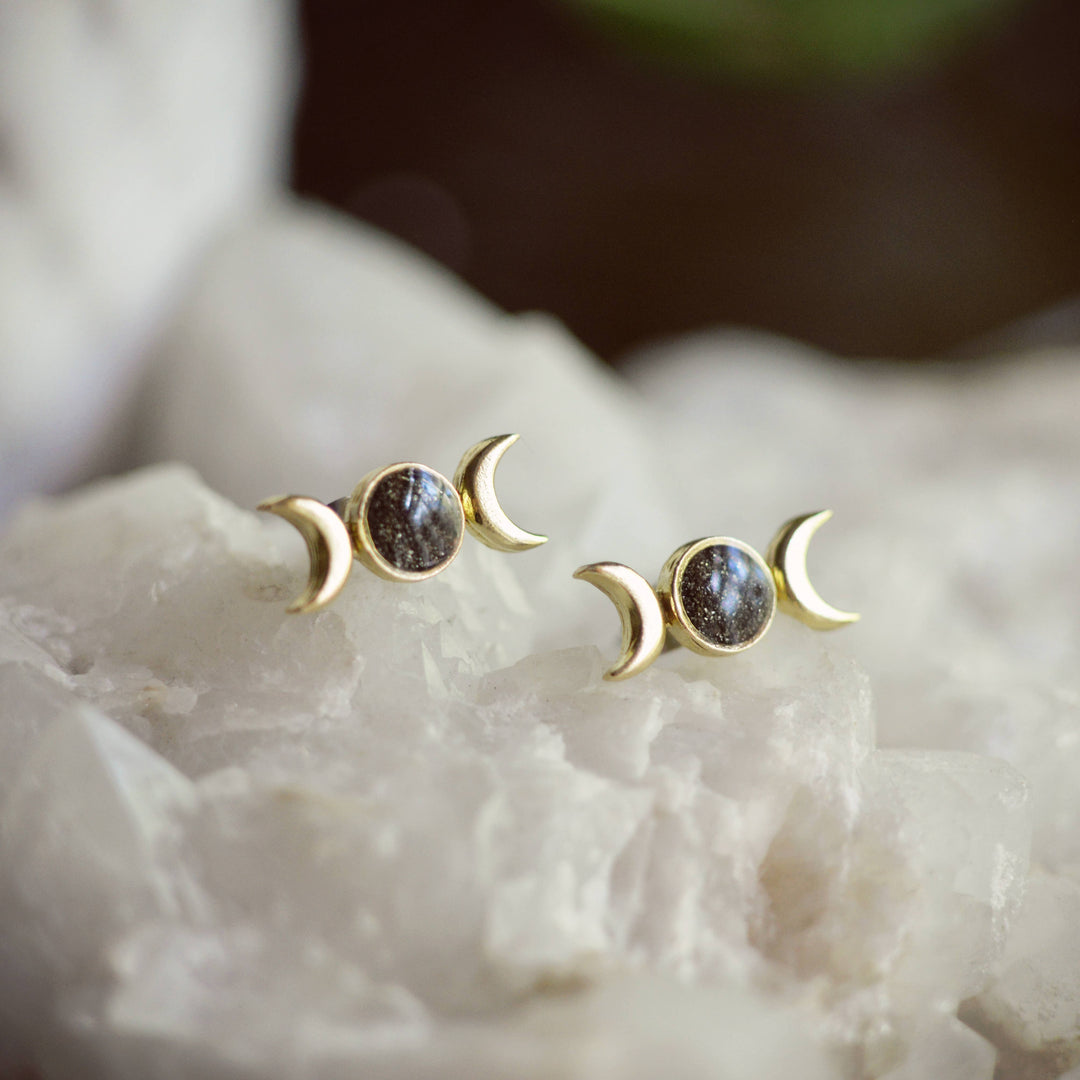 Just a Phase Moon Earrings