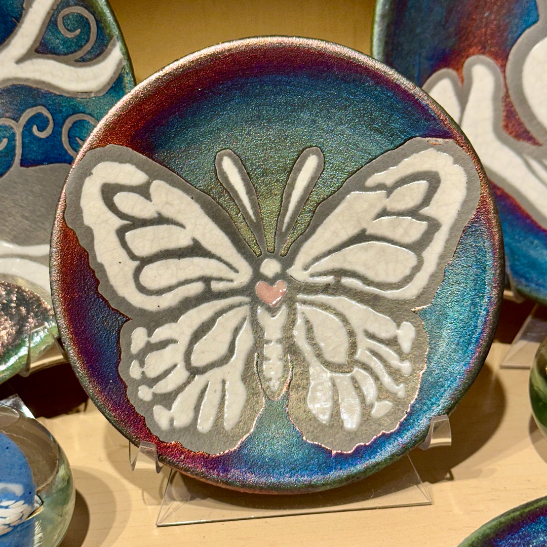 Small Silhouette Plate Butterfly