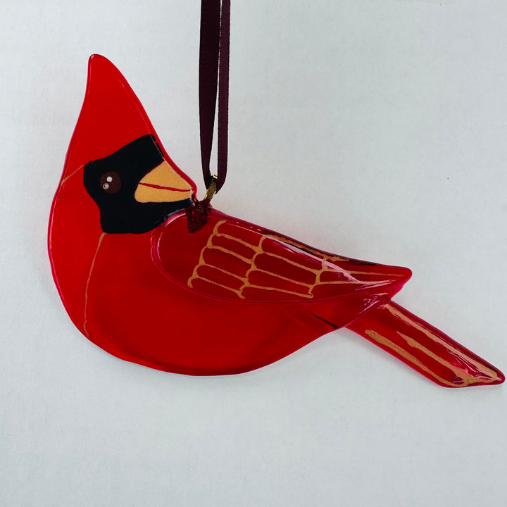Cardinal Ornament Right Facing