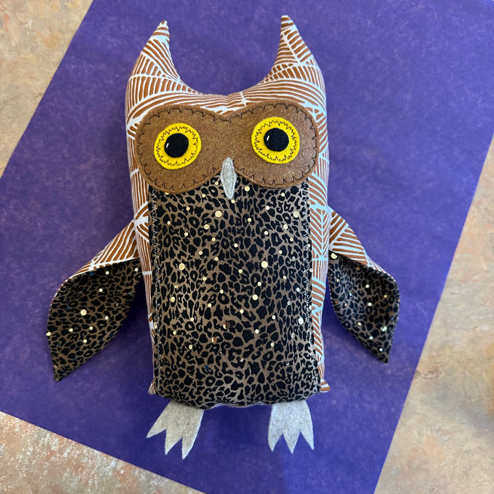 Plushie Owl Cheetah