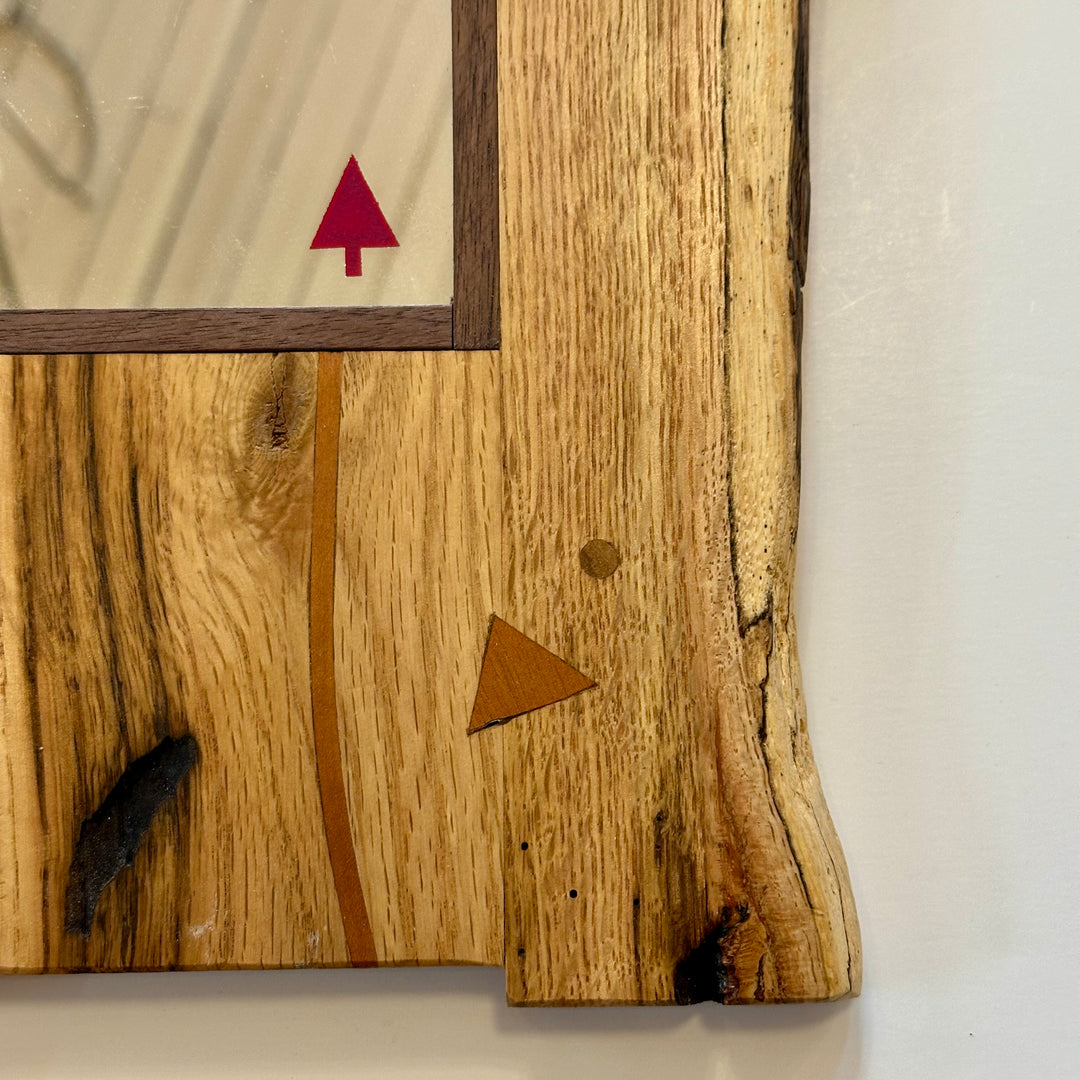 Wooden Arrow Mirror Small