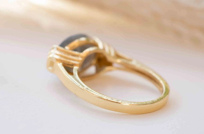 Amelie Labradorite Ring Gold