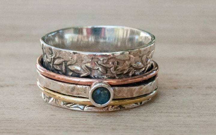 Anabele Meditation Ring Labradorite