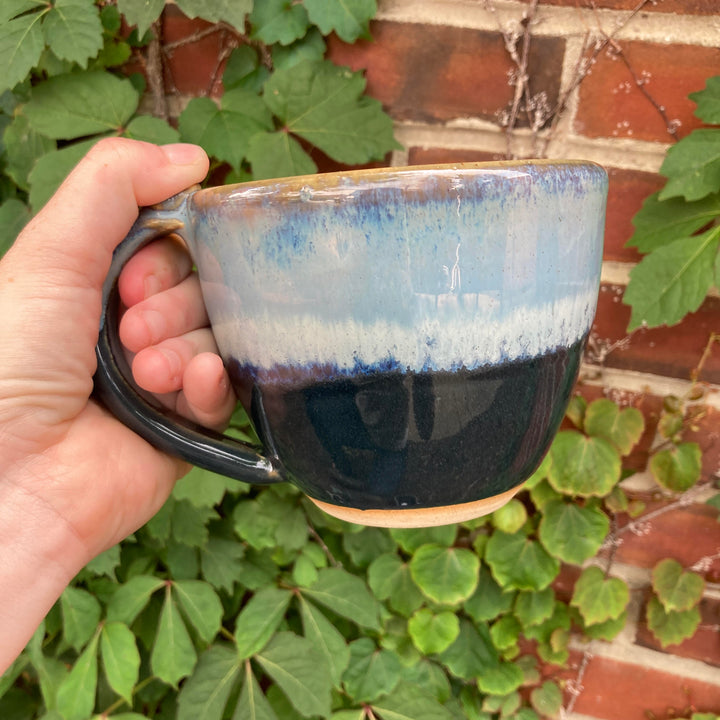 Artisan Mug Blue + Crystal