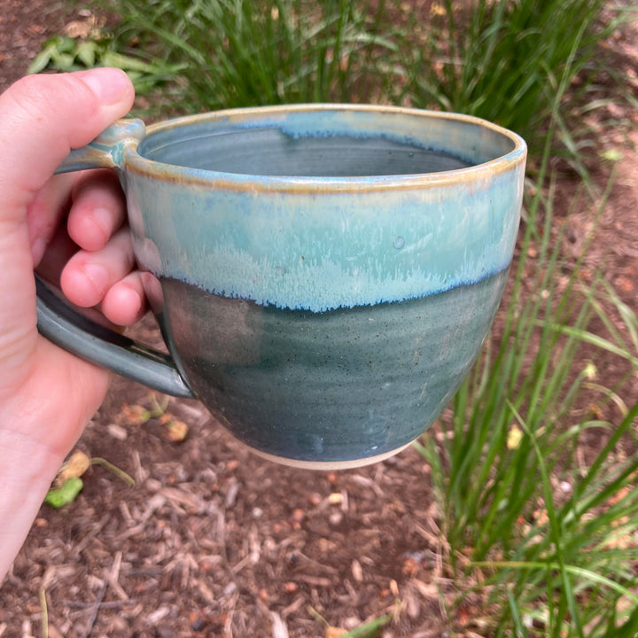 Artisan Mug Green + Crystal