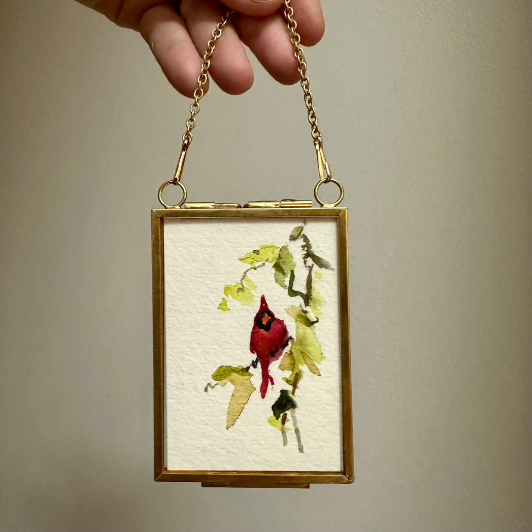 Mini Cardinal on Branch