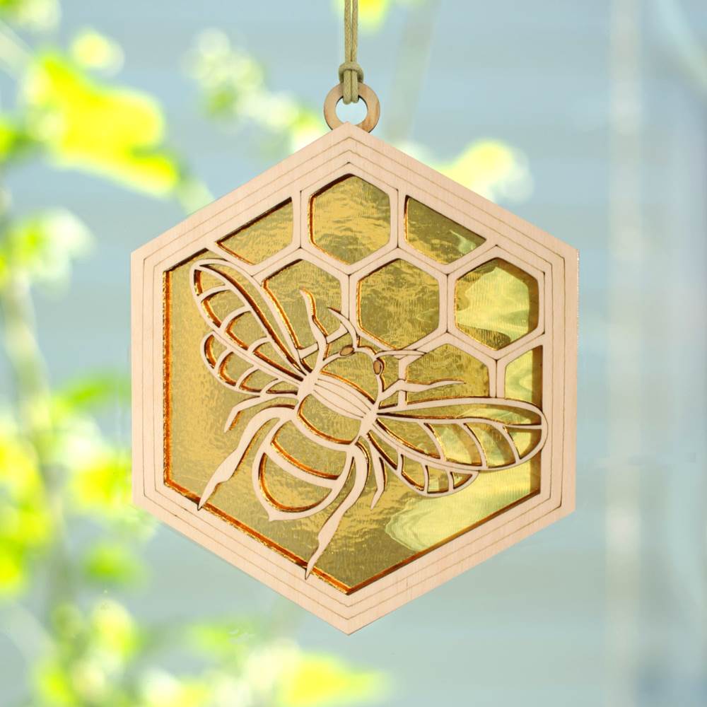 Suncatcher Honey Bee Yellow