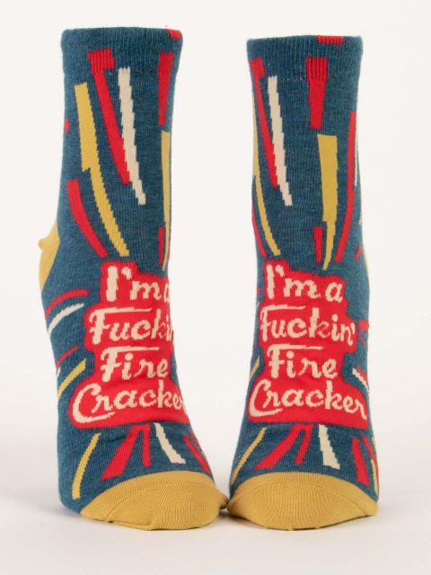 F*ckin Firecracker Ankle Socks