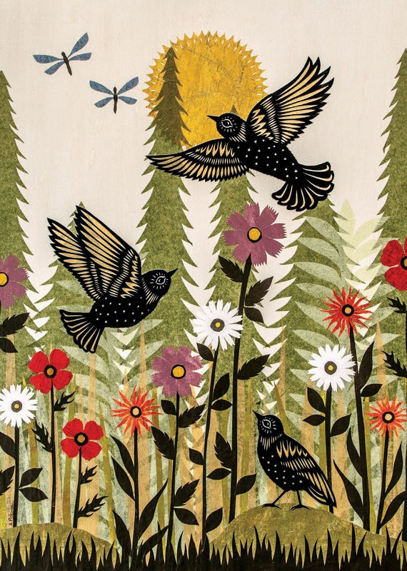 Birthday Card - Meadowsweet