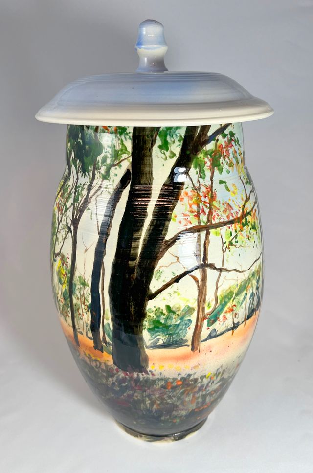 Black Forest Trail Clearing Lidded Jar