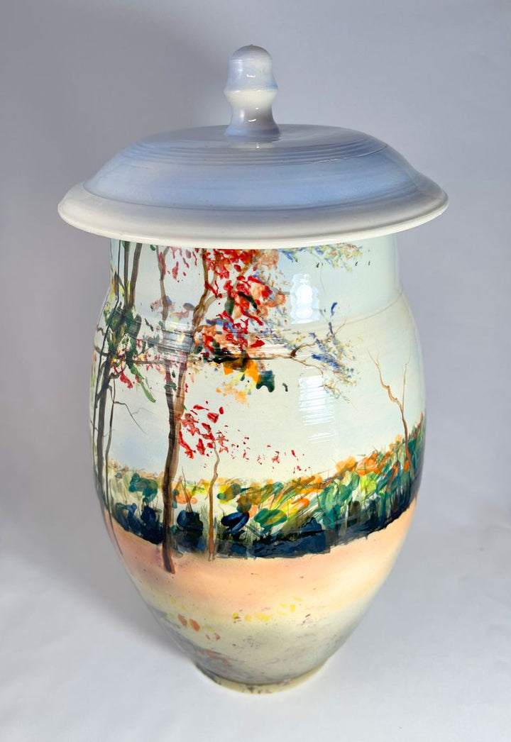 Black Forest Trail Clearing Lidded Jar