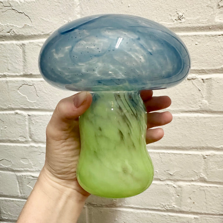 Blue and Green Mushroom