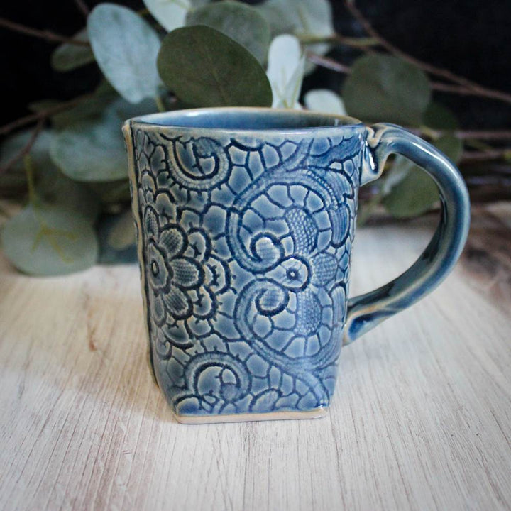 Blue Lace Mug