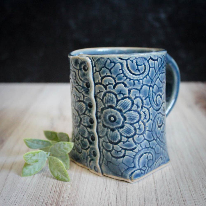 Blue Lace Mug