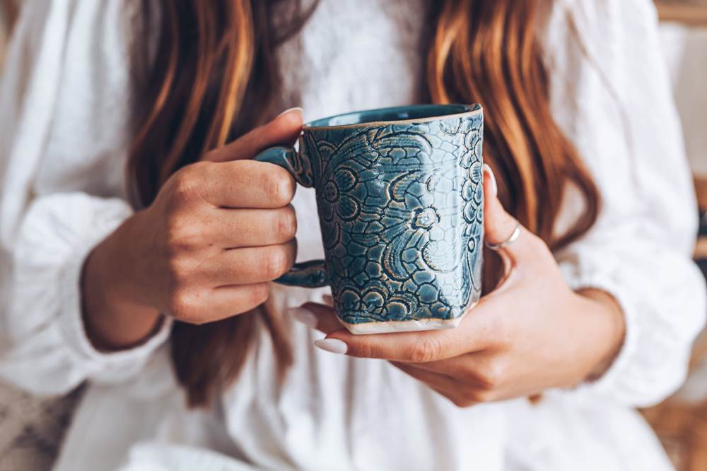 Blue Lace Mug