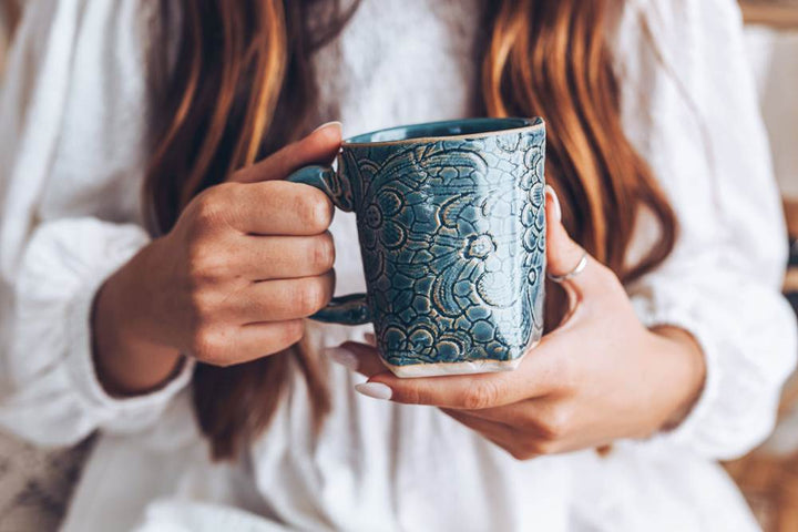 Blue Lace Mug