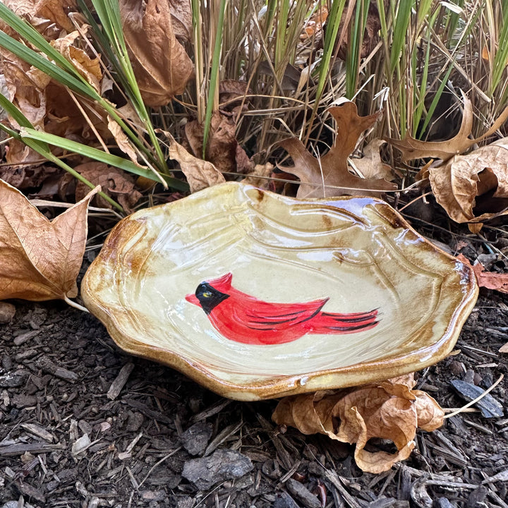Little Cardinal Nest Bowl Old Gold