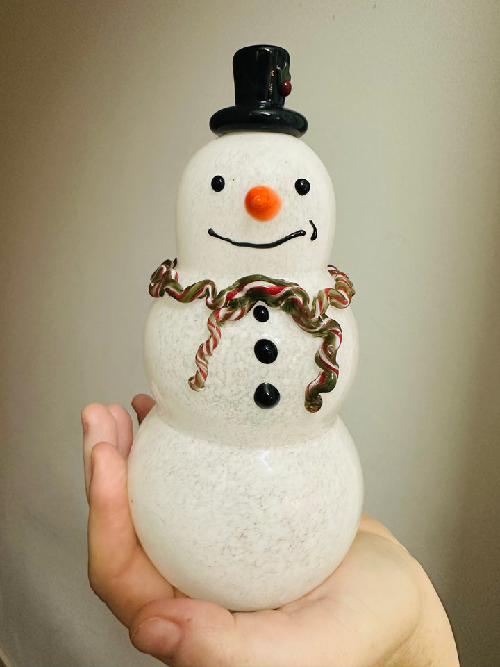 Blown Glass Snowman Extra Large