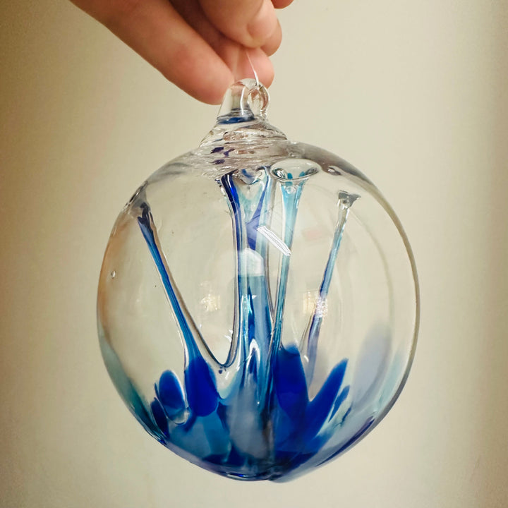 Large Wish Ornament - Shades of Blue