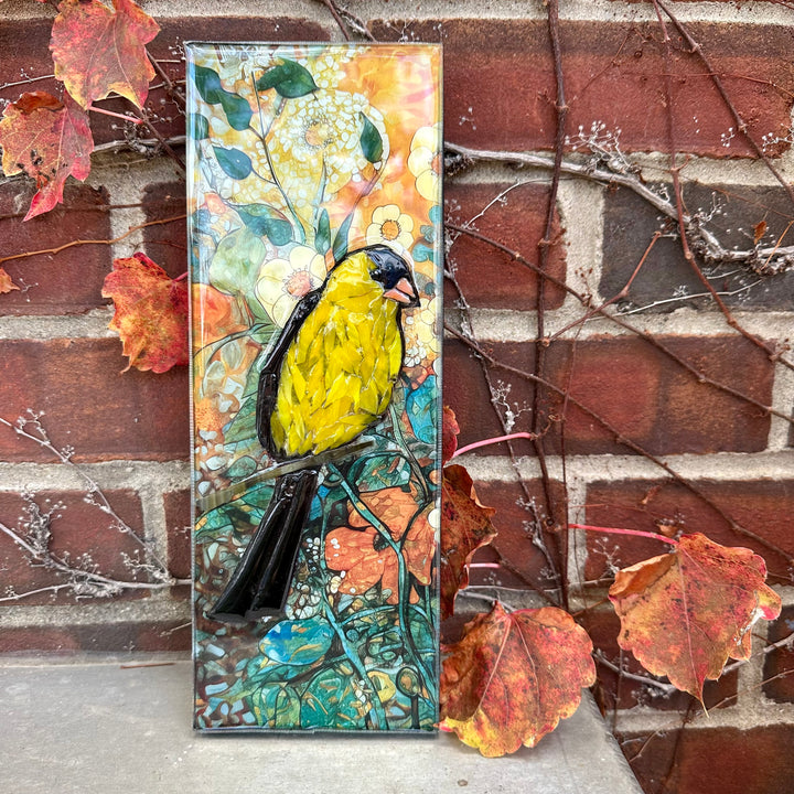 Goldfinch Totem Mosaic