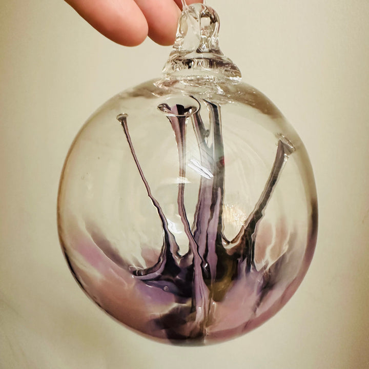 Large Wish Ornament - Shades of Purple