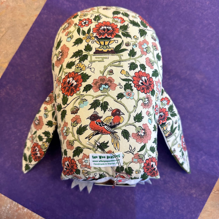 Plushie Owl Green Floral