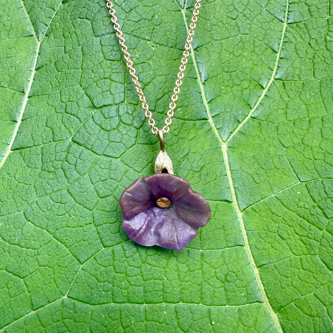 Petunia Pendant Necklace