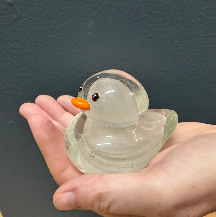 Glass Duck Glow in the Dark