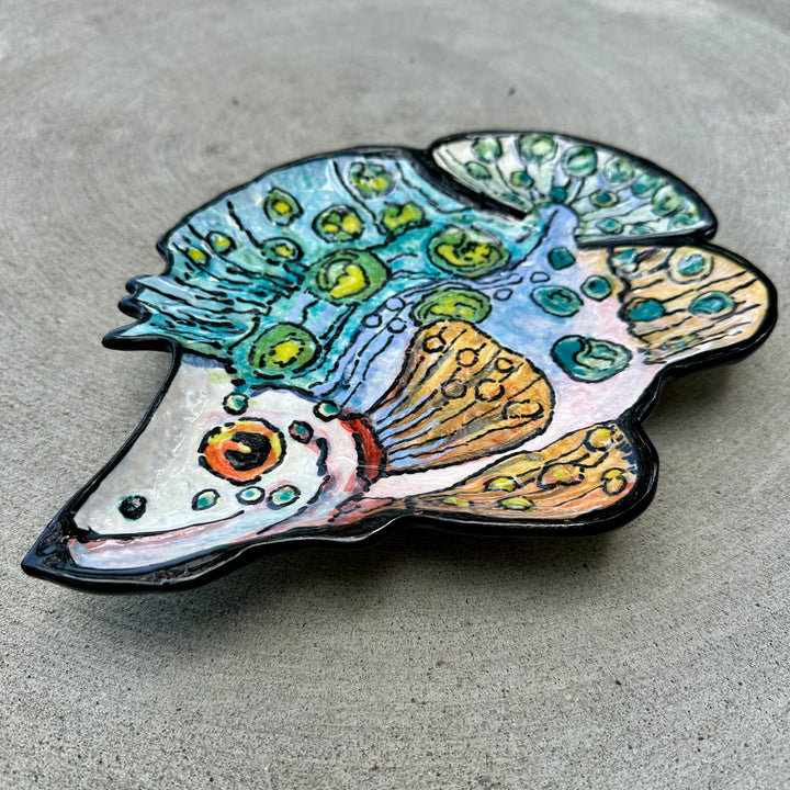 Fish Dish Extra Large Spotted
