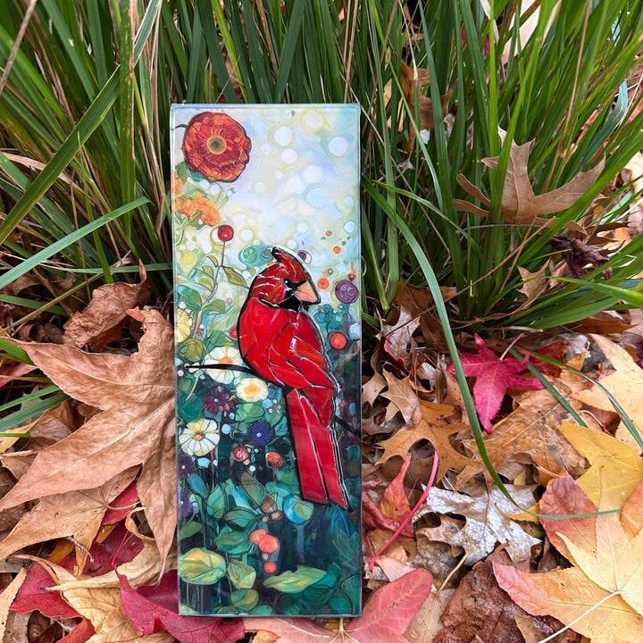 Cardinal Mosaic Totem