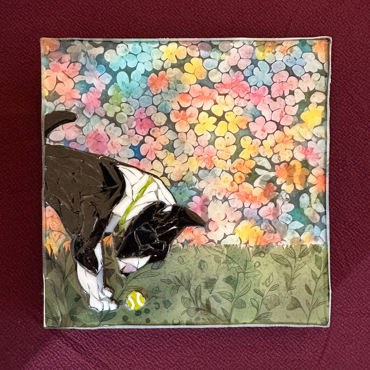 Play Ball Dog Mosaic