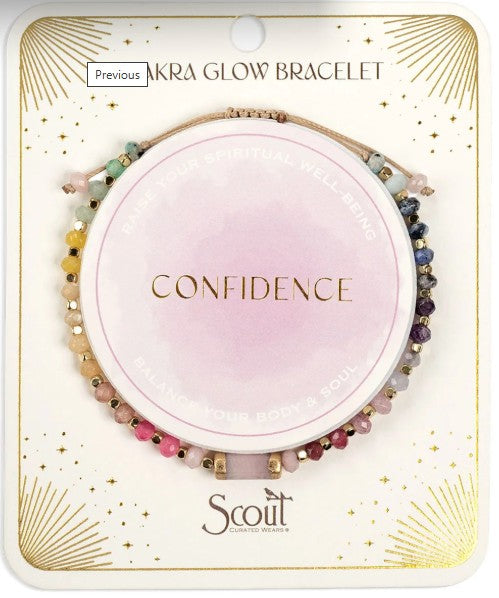 Chakra Glow Bracelet - Confidence, Solar Plexus + Sacral Gold