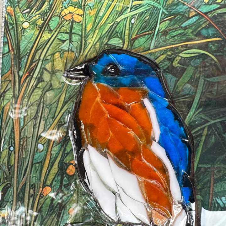 Blue Bird Totem Mosaic