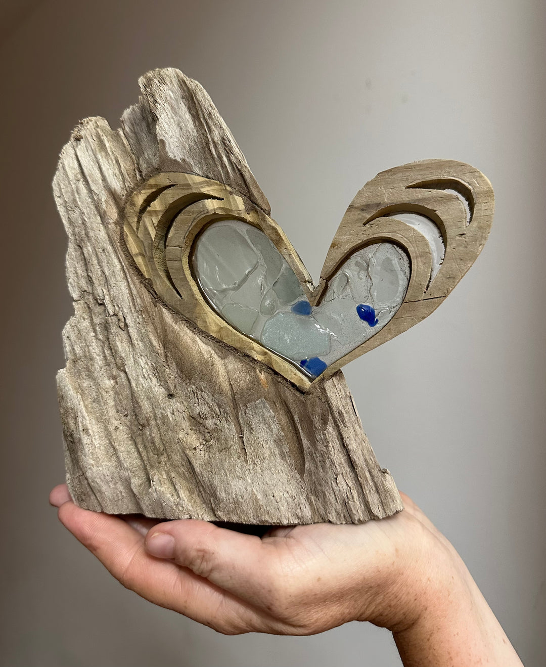 Driftwood + Beach Glass Radiant Love