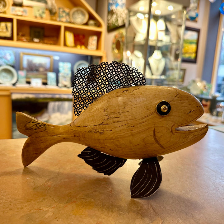 Large Maple Wood Fish