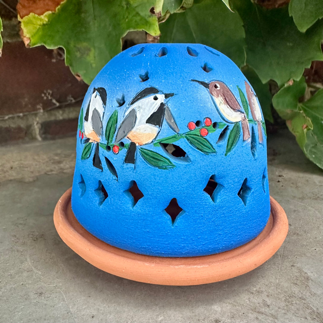 Cobalt Bird Garland Luminary