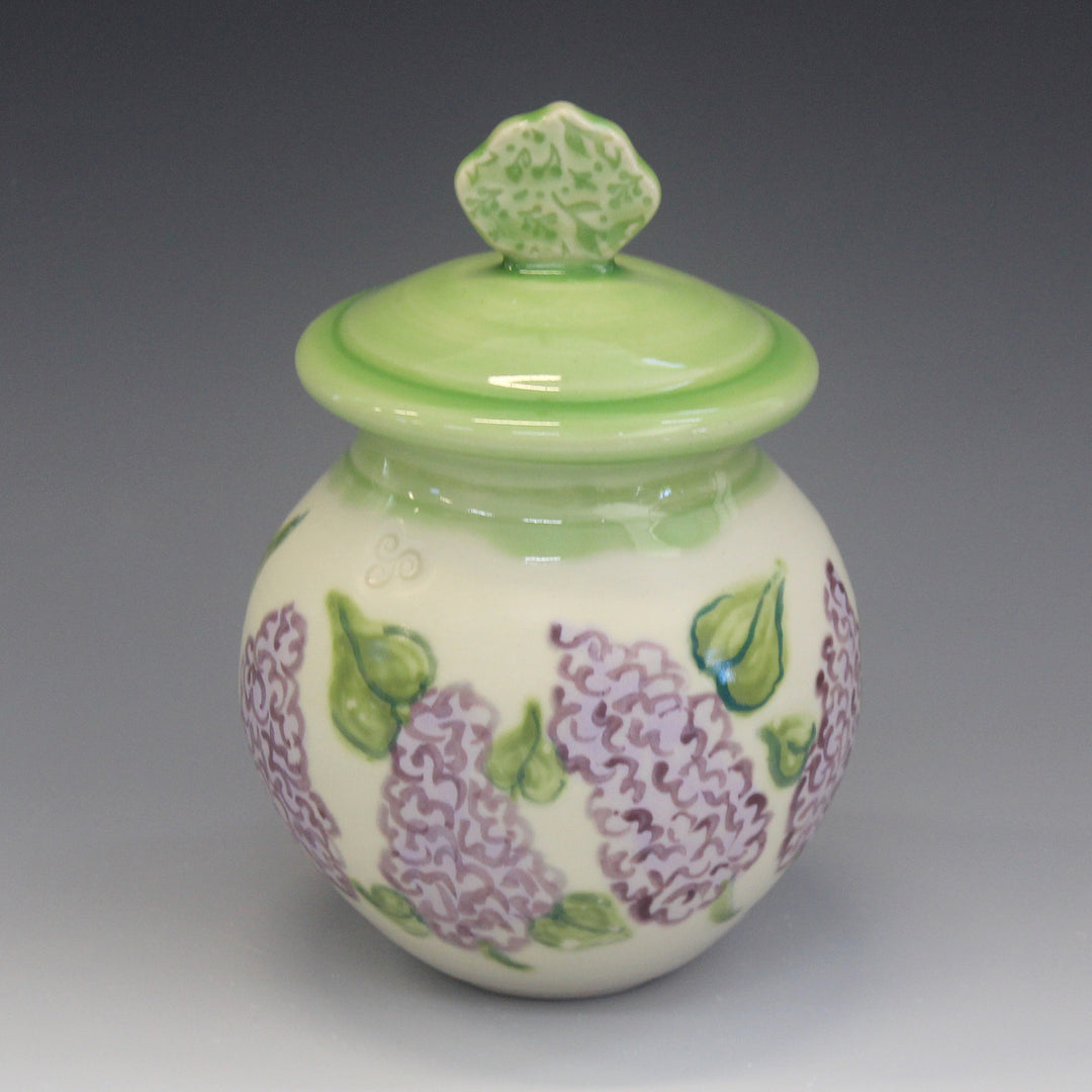 Small Lidded Jar Lilac