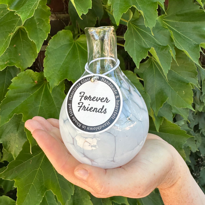 Circle of Friends Vase White Forever Friend