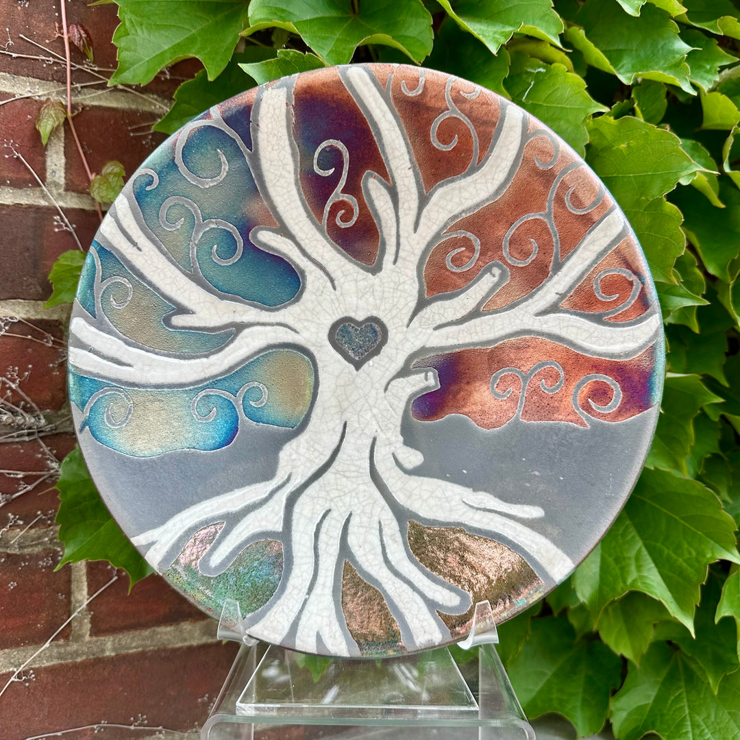Large Silhouette Plate Tree of Life