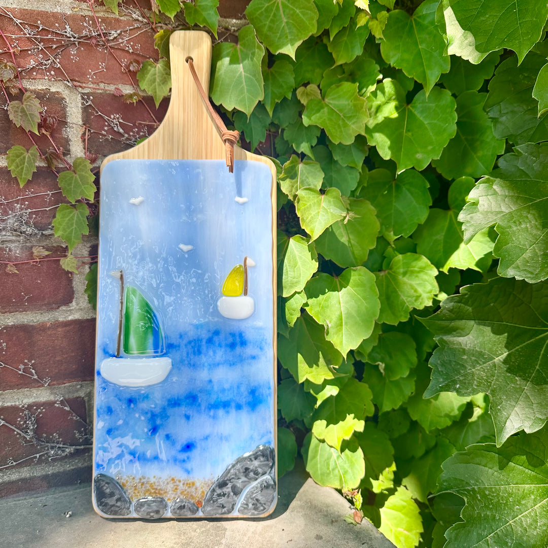 Charcuterie Board with Sailboats