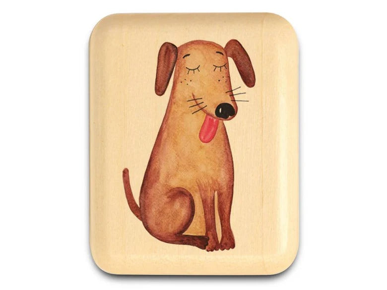 2" Flat Narrow Box Aspen Dog