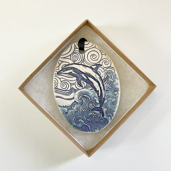 Pottery Ornament - Dolphin