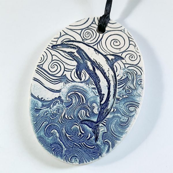 Pottery Ornament - Dolphin