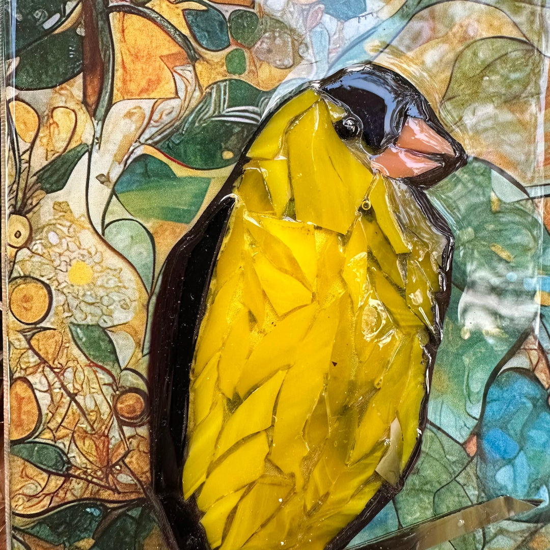 Goldfinch Mosaic Totem