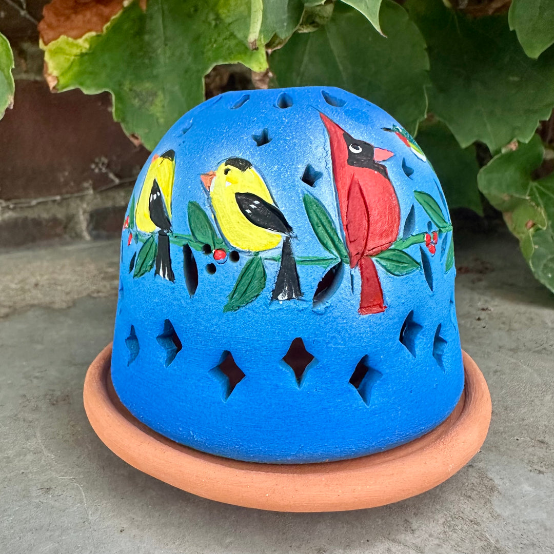 Cobalt Bird Garland Luminary